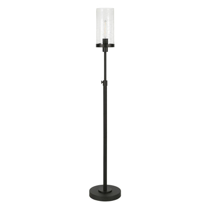 Contemporary Black LED Torchiere Floor Lamp