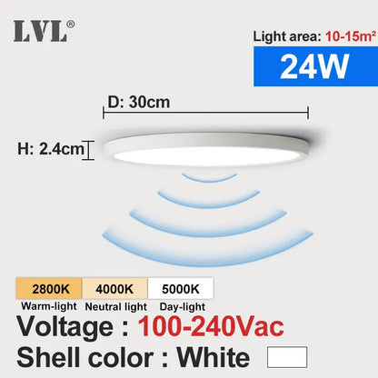 Radar Sensor Ceiling Light