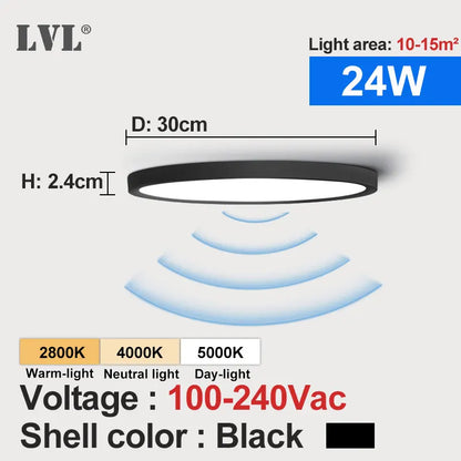 Radar Sensor Ceiling Light