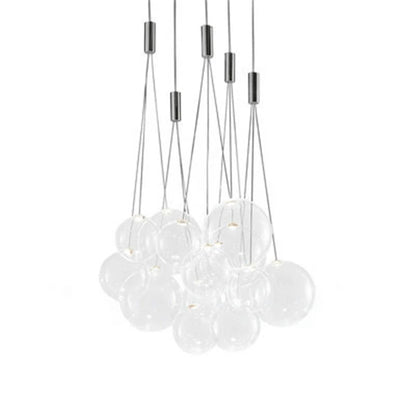 Modern Glass Ball LED Pendant Lamps Nordic Fashion Kitchen