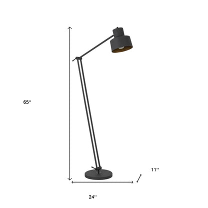 Traditional Shaped Black Floor Lamp