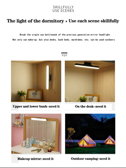 Magnetic Glow: Chargeable LED Hanging Desk Lamp