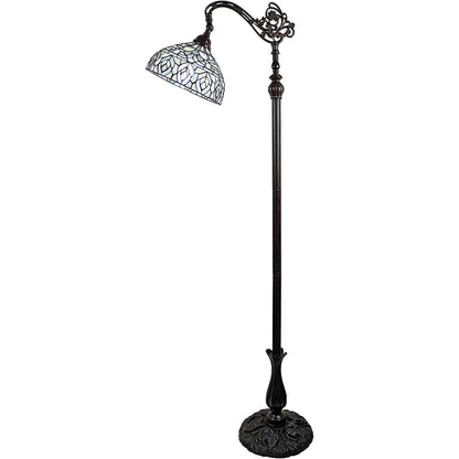 Black Four-Light Arc Floor Lamp