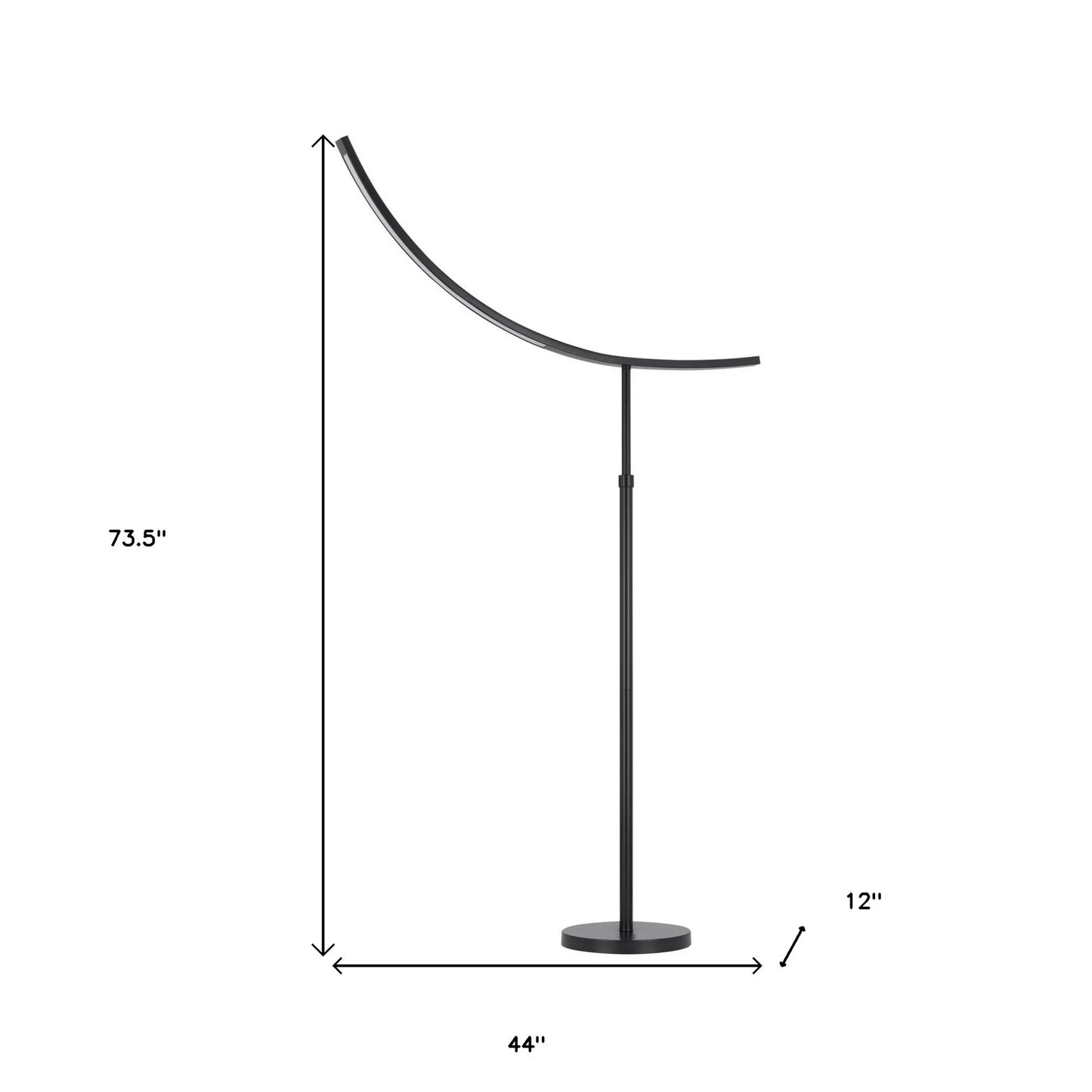 Traditional Shaped Bronze Adjustable LED Floor Lamp