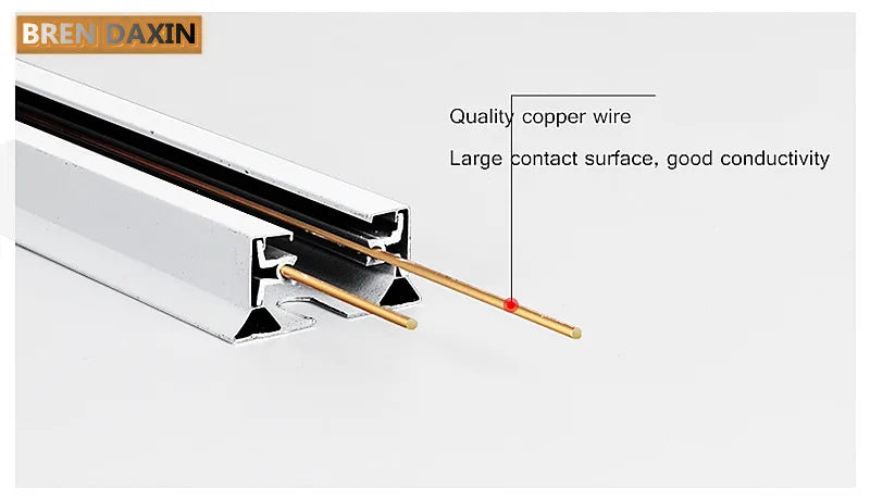 AluLED Spot Track: 0.5m/1m Strip for Retail Display