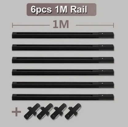 AluLED Spot Track: 0.5m/1m Strip for Retail Display
