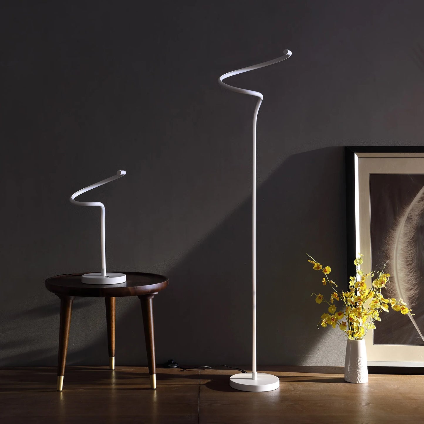 White LED Novelty Floor Lamp