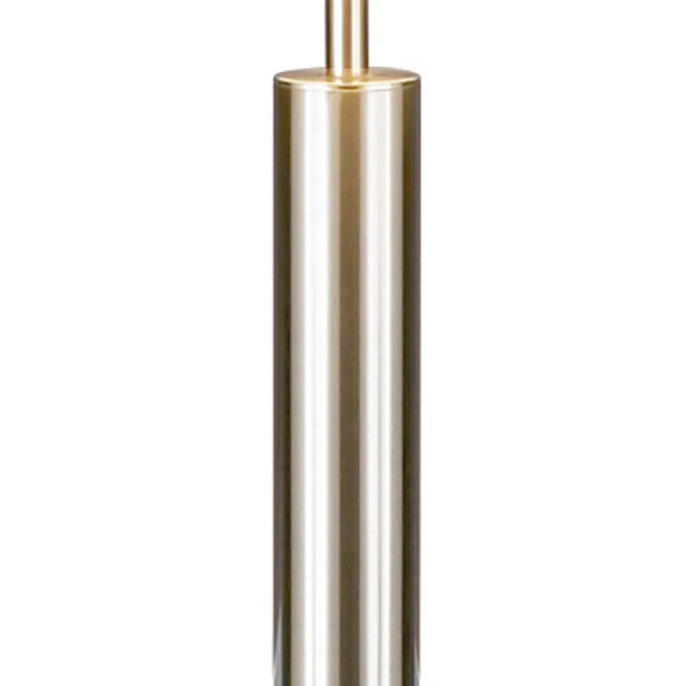Contemporary Silver Aluminum Floor Lamp