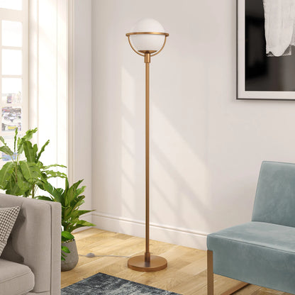 Novelty Brass LED Floor Lamp