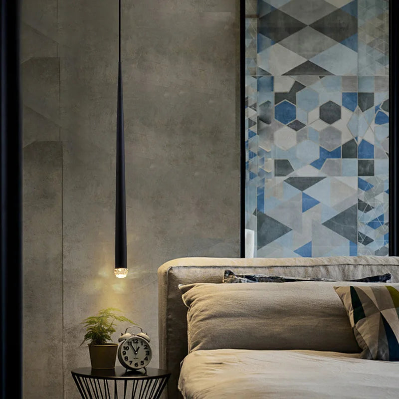 Long-Drop Bedside Pendant