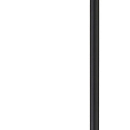 Two-Light Novelty Floor Lamp Black Plastic Body