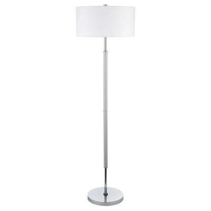 Nickel LED Two-Light Floor Lamp