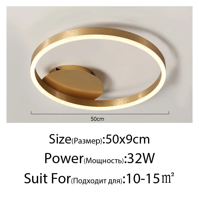 Nordic Ring LED Chandelier