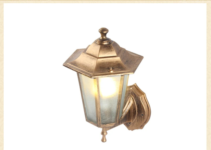 Waterproof Glass Wall Sconce - Outdoor Elegance