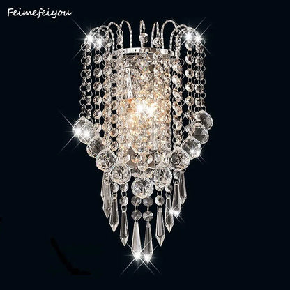 Mirror Crystal LED Wall Lights