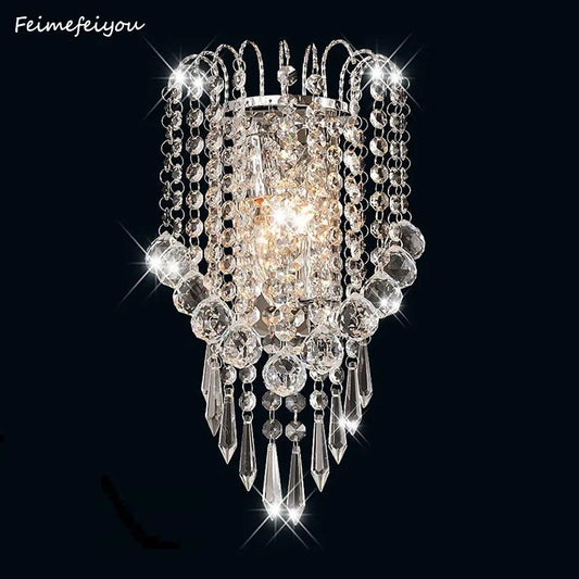 Mirror Crystal LED Wall Lights