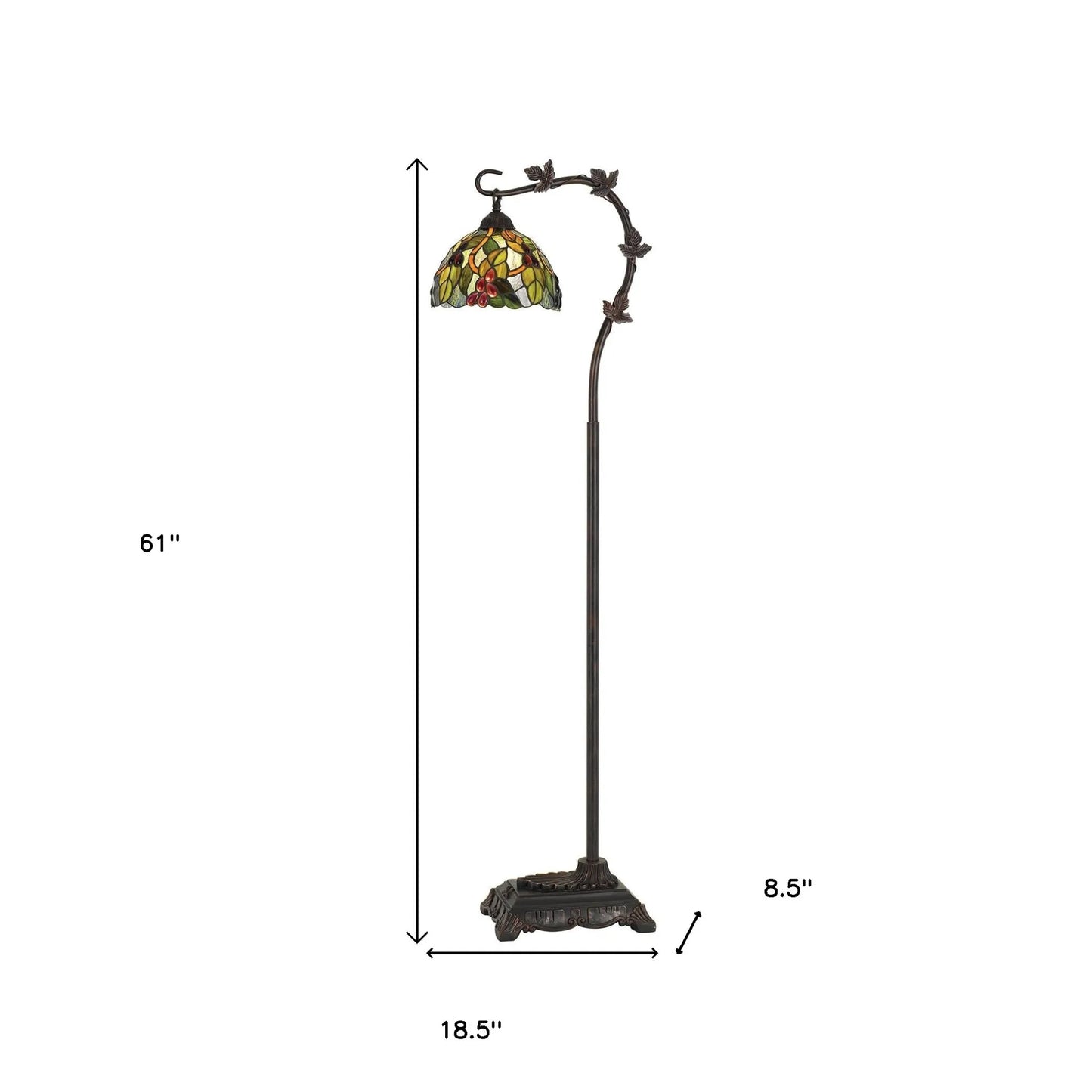 Luxury Bronze LED Floor Lamp