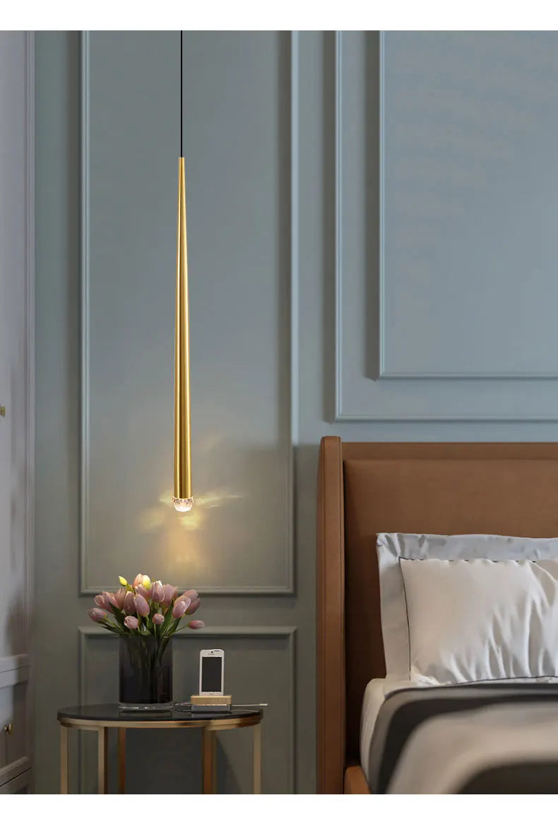 Long-Drop Bedside Pendant