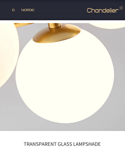 Glass Ball Linear Pendant