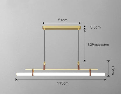 Minimalist Dining Room Pendant Lamp Nordic Dining Table