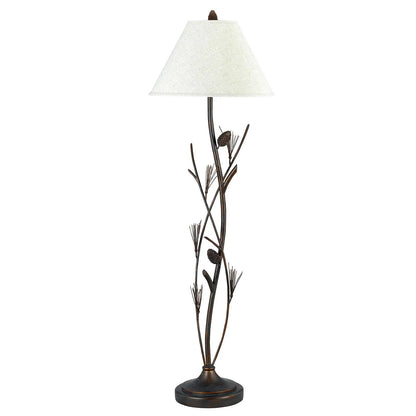 Rust Metal Floor Lamp
