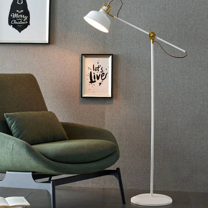 Rocker Vertical Floor Lamp Modern Long Arm Floor Lights