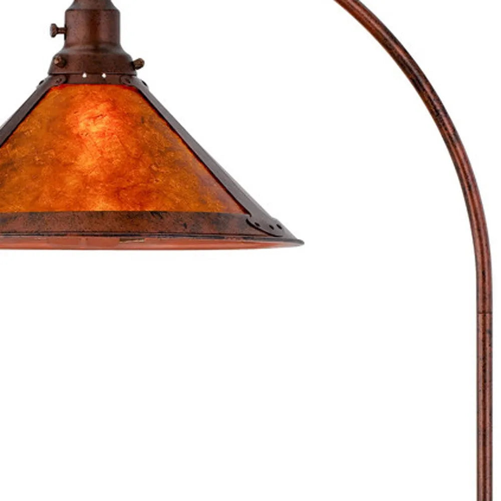 Traditional Rust Floor Lamp with Empire Shade