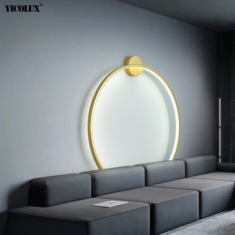 YICOLUX Simple Circle Lamp