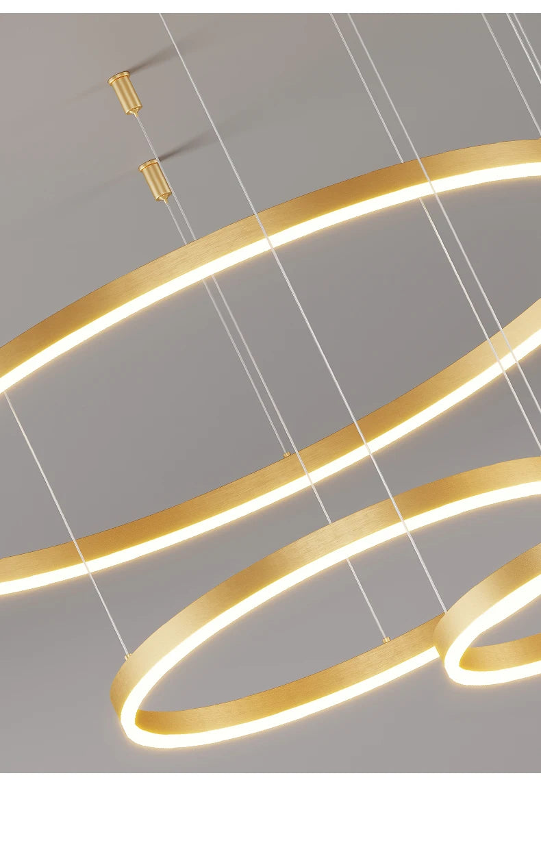 Multi-Ring LED Chandelier