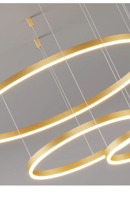 Multi-Ring LED Chandelier
