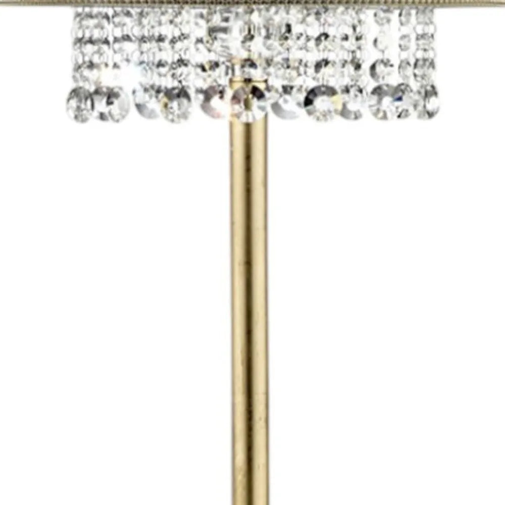 Gold White Novelty Floor Lamp
