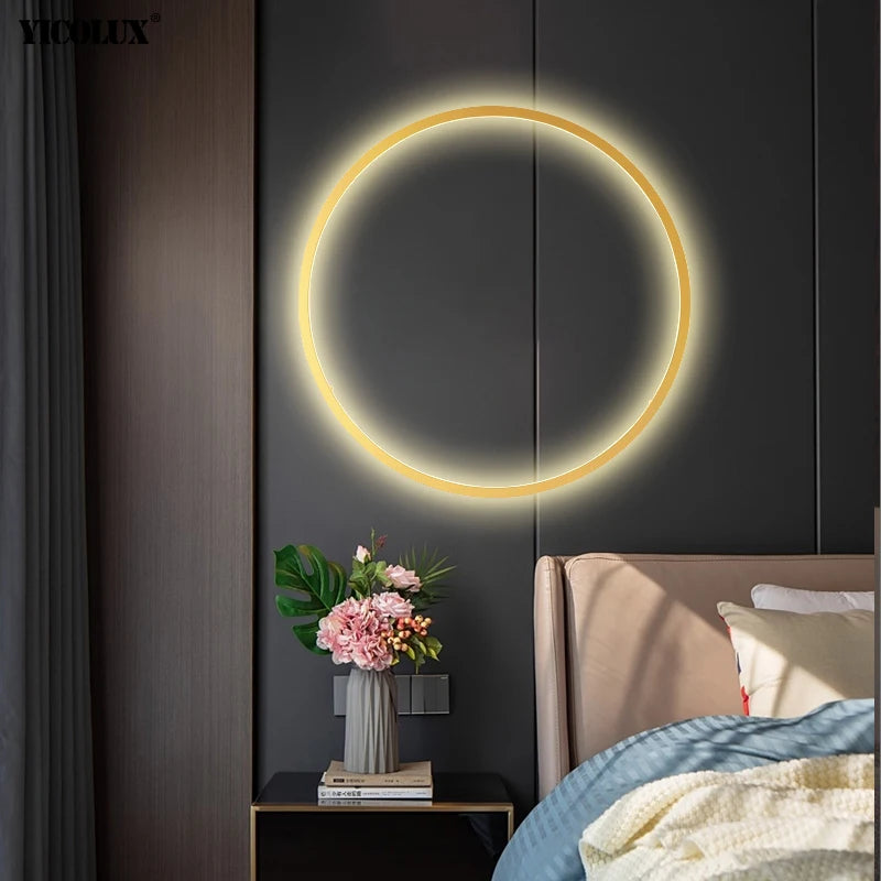 YICOLUX Simple Circle Lamp