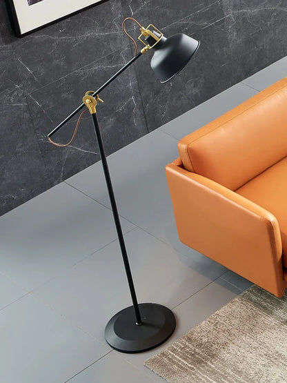 Rocker Vertical Floor Lamp Modern Long Arm Floor Lights