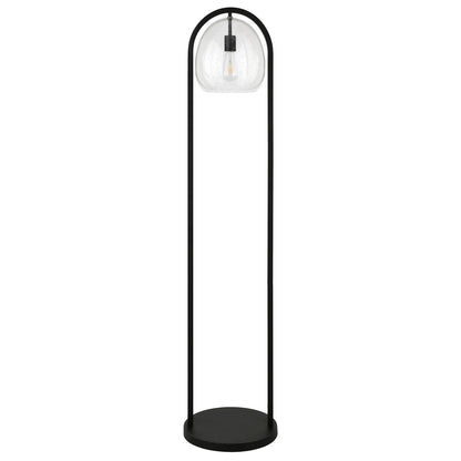 Black Column LED Floor Lamp Modern Design