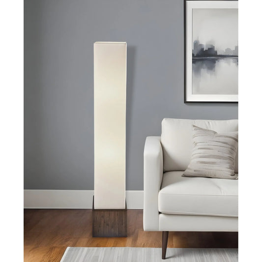 Black Dome LED Floor Lamp