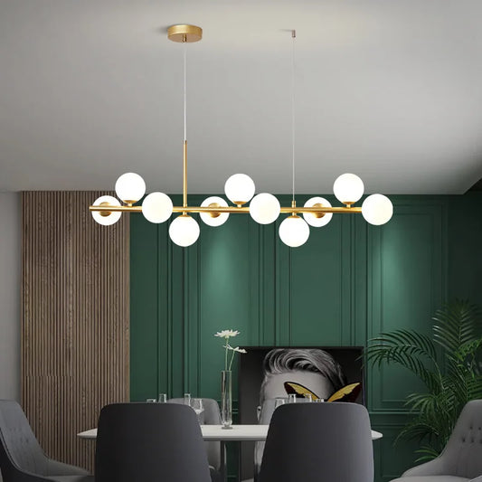 Glass Ball Linear Pendant