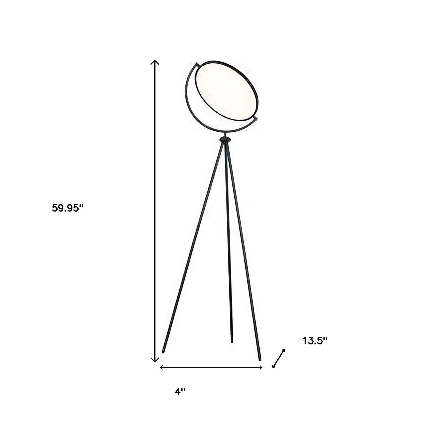 Modern LED Tripod Floor Lamp