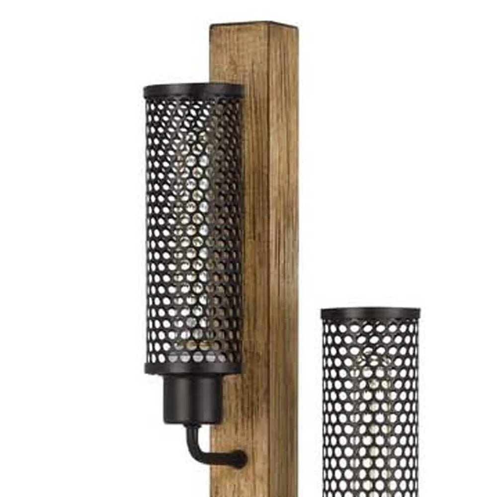 Brown Traditional Shaped Floor Lamp