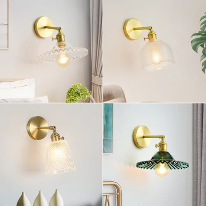 Illuminate: Elegant Glass Wall Sconce for Any Room