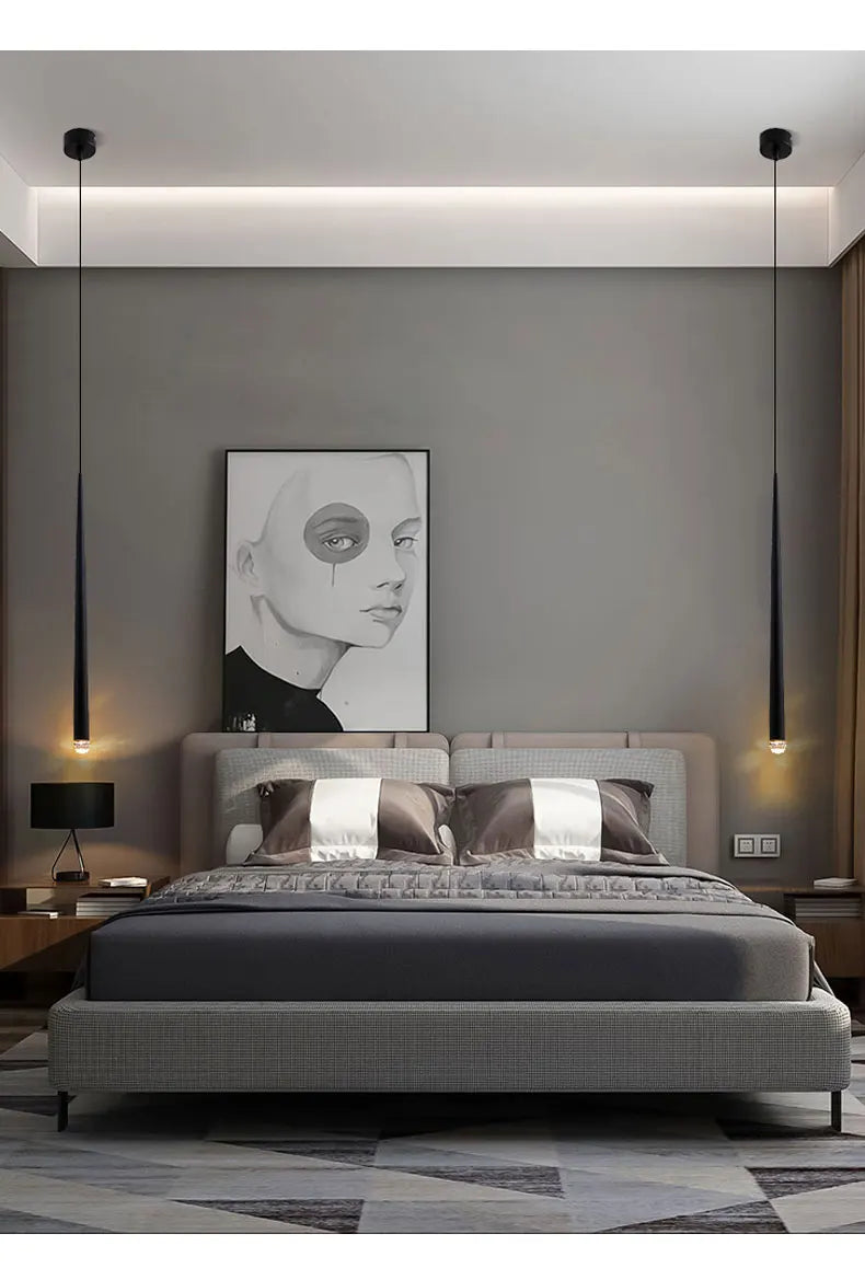 Long-Drop Bedside Pendant
