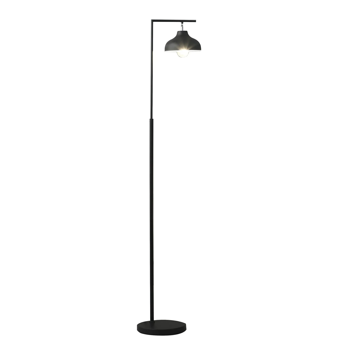 Black LED Arc Floor Lamp