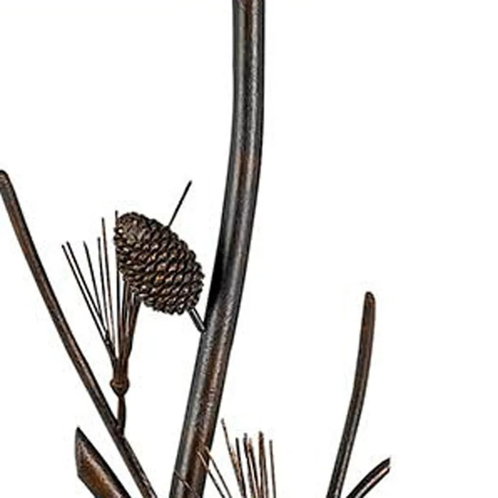 Rust Metal Floor Lamp