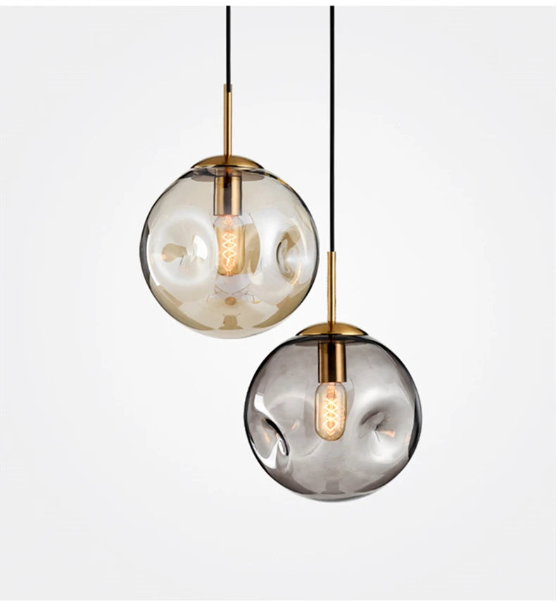 Nordic Glass Ball Pendant Light