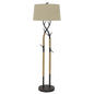 Traditional Shaped Black LED Floor Lamp