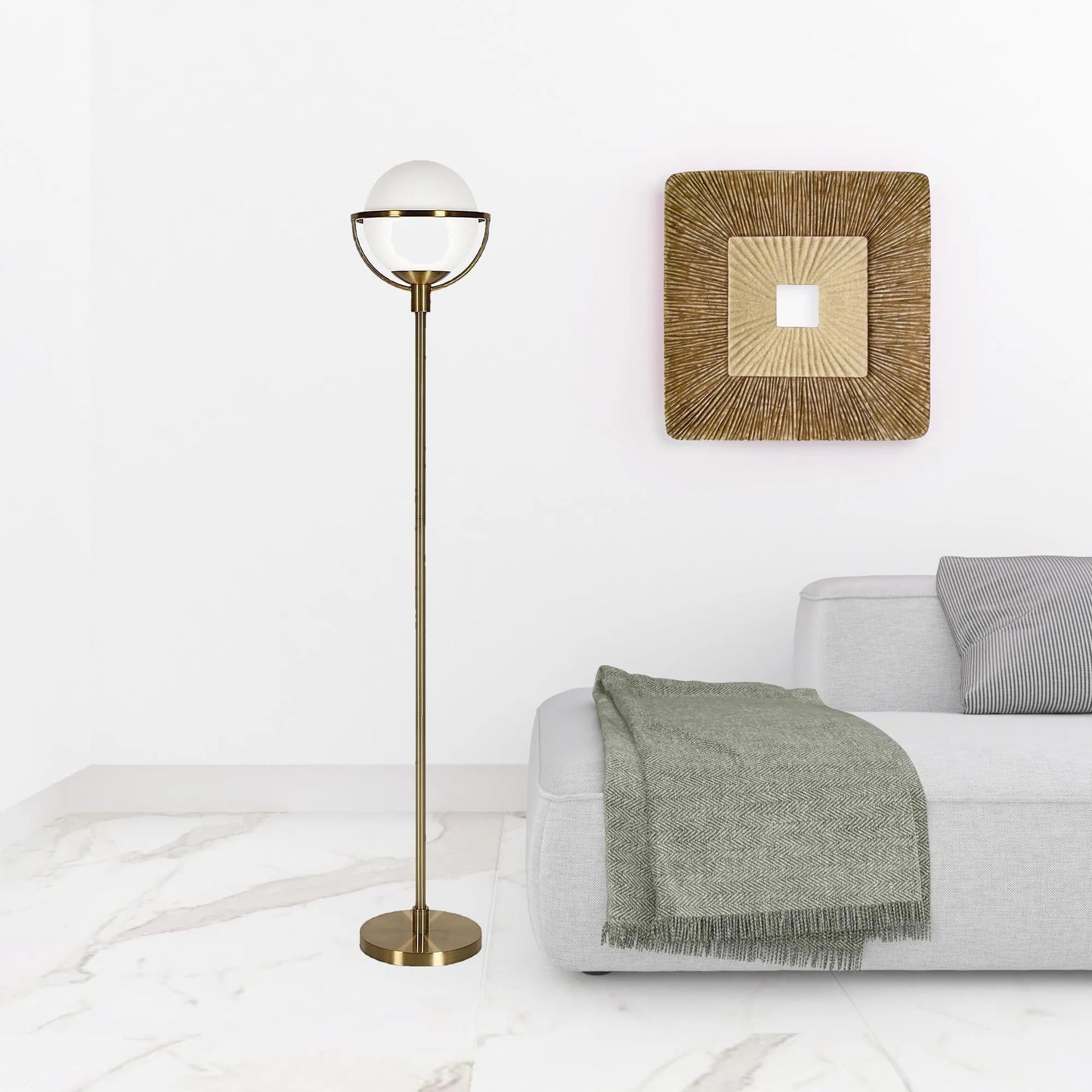 Novelty Brass LED Floor Lamp