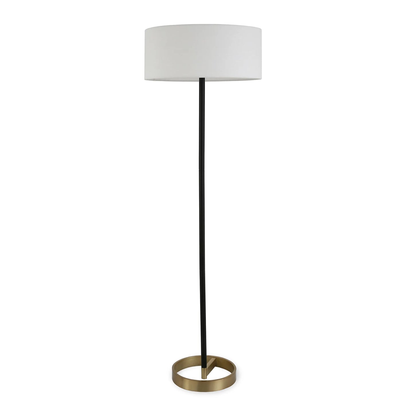 Black and White LED Floor Lamp