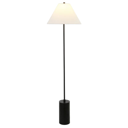 Black White LED Floor Lamp