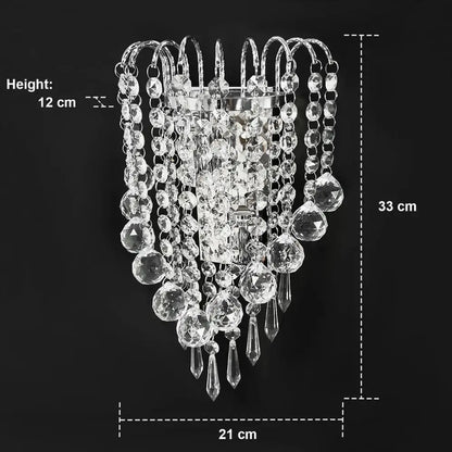 Mirror Crystal LED Wall Lights