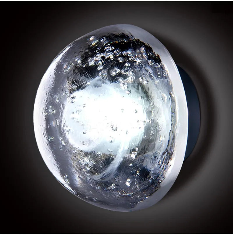 Minimalist Crystal LED Sconce