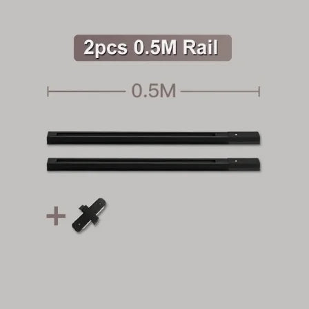 AluLED Spot Track: 0.5m/1m Strip for Retail Display